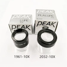 Versatile Loupe PEAK Lupe 10X No.1961 No.2032 Portable Magnifier Without Scale