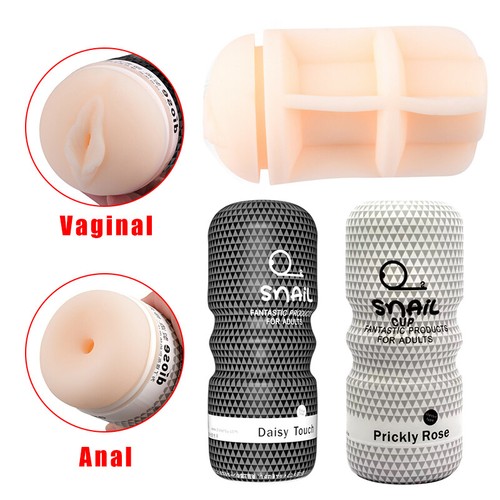 For Couple Pocket Pussy Masturbator Cup Realistic Vagina Anal Anus Lubricants - Bild 3 von 15