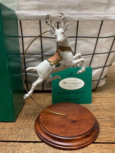 NIB HALLMARK ☀LIMITED EDITION LOT☀ Porcelain 4 ORNAMENTS W/ STANDS - 1993 1994 - Picture 2 of 10