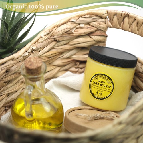 RAW UNREFINED SHEA BUTTER ORGANIC COLD PRESSED PURE 2 OZ 4 OZ 8 OZ-UP TO 12 LB - Picture 2 of 22