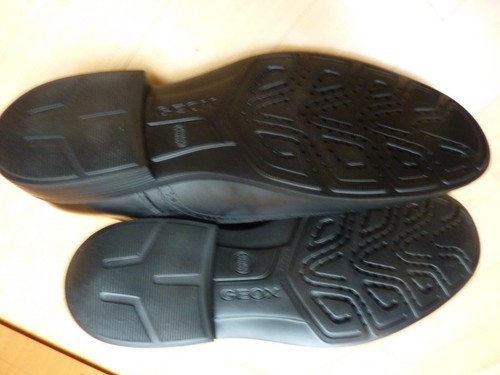 Geox Respira Herren Budapester Leder Schwarz super leicht Gr. 46 neu Top Zustand - Bild 6 von 7