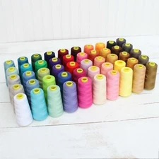 ALL-PURPOSE SERGER THREAD HUGE CONES FOR SEWING QUILTING - PICK COLOR
