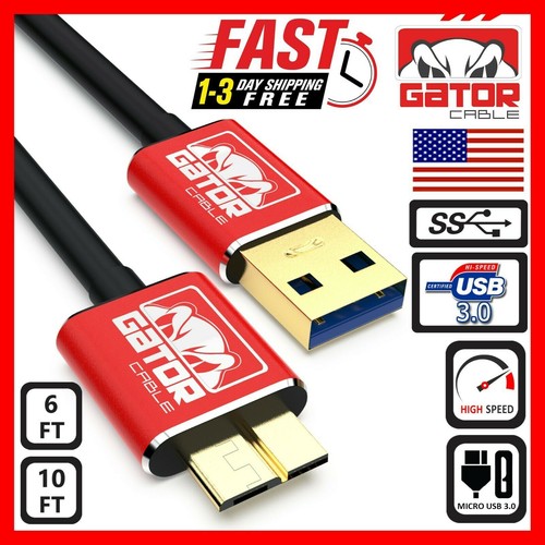 Micro USB 3.0 Cable High Speed Data SYNC For HDD Portable External Hard Drive - Picture 34 of 36