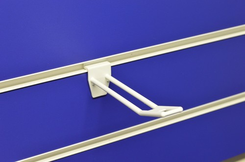 Plastic merchandise Euro Hook Arms, slot into Slatwall channel - various sizes - Picture 8 of 9