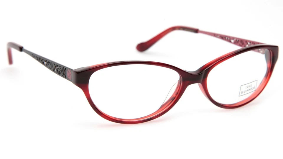 NUEVO MARCO GAFAS LULU GUINNESS L836 ROJO 52-14-140 B33mm Foto 3 de 4