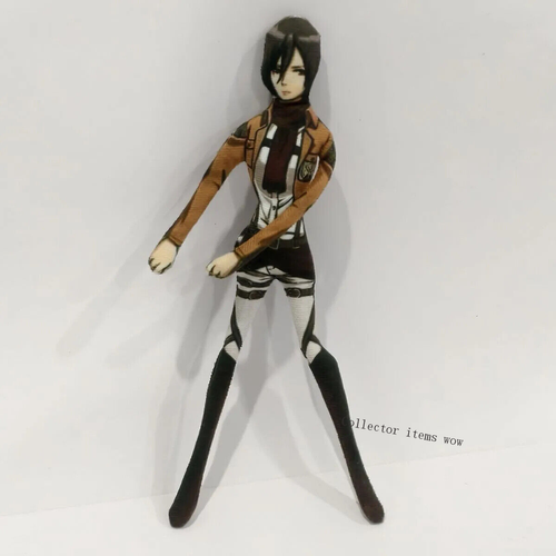 Attack On Titan Levi Ackerman Mikasa Figur Puppe drehbar Plüsch Eisendraht Puppe - Bild 6 von 8