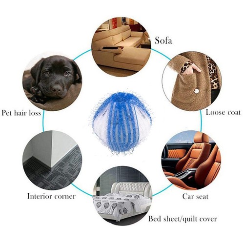 6/12Pcs Laundry Balls Washing Machine Ball Pet Hair Remover Wash Balls Reusable - Picture 7 of 9