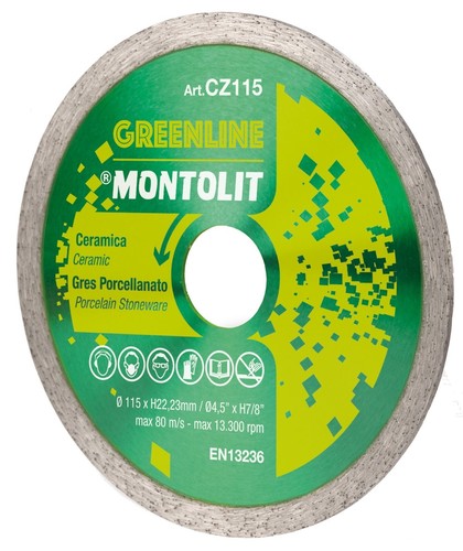 DISCO DIAMANTATO MONTOLIT CERMONT CZ X GRES E CERAMICA X SMERIGLIATRICE - Picture 4 of 5