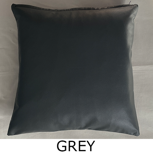 Premium PVC Faux Leather Cushion With Pad Insert Handmade Pillow Sofa Home Decor - Picture 6 of 9