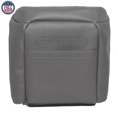 Fits 1995-1999 GMC Yukon 2-Door GT Front Set Replacement Seat Cover Leather Gray - Picture 33 of 65