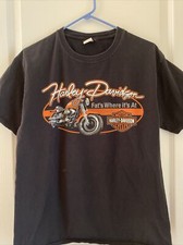Harley Davidson T Shirt, Fat's where it's at, Appleton Wisconsin, size M