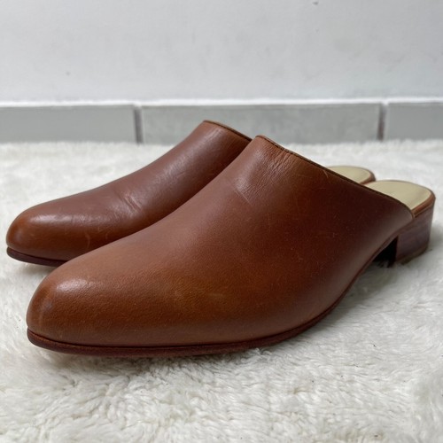 Nisolo Women's Brown All-Day Heeled Mule Slip On Point Toe Shoes Size 9.5 - Picture 2 of 14