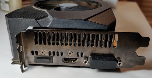 ASUS Dual GeForce GTX1660S-O6G-EVO Lüfter schwarz #603B - Bild 2 von 3