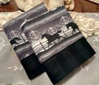 COUNTRY COTTAGE KIDS SET/2 COUNTRY THOROUGHBRED HORSES FLANNEL PILLOWCASES-NEW