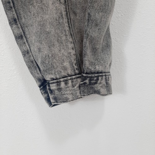 French Star Vintage High Waist Jeans - Gray Acid Wash - Size 32 - Picture 12 of 15