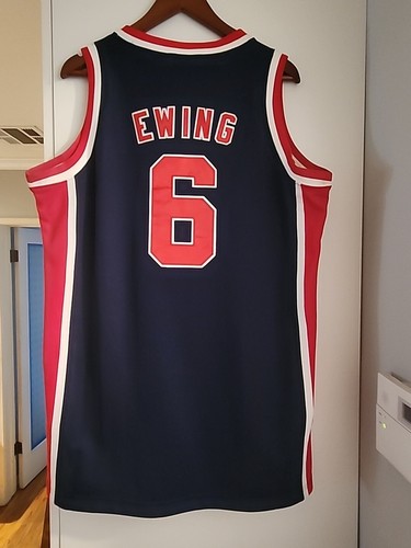 NIKE 1984 USA BASKETBALL PATRICK EWING RETRO JERSEY NBA DREAM TEAM 23rd GAMES - Picture 18 of 22
