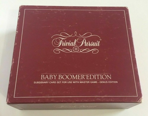 Trivial Pursuit Baby Boomer Edition - Subsidiary Card Set for Use w/ Master Game - Picture 1 of 6