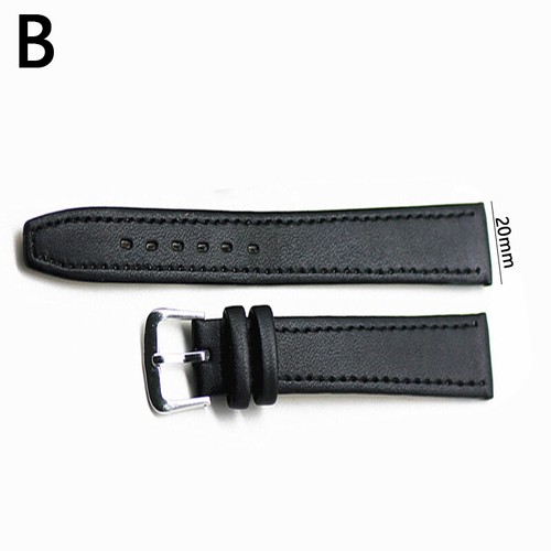 Genuine Leather Watch Band Belt Wristwatch Bracelet Replacement Strap 10-22mm - Picture 13 of 25