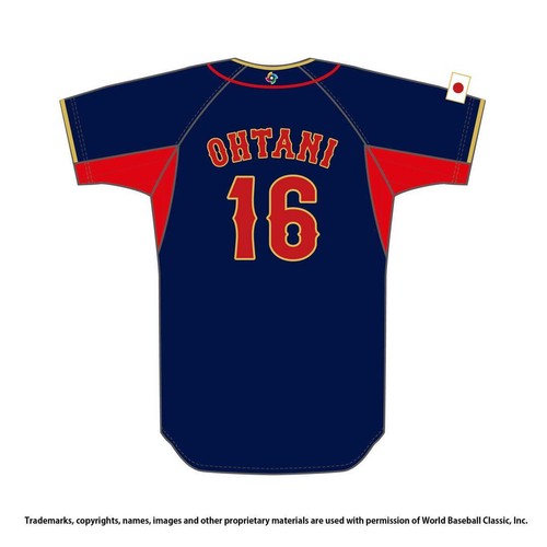 M Size Shohei Ohtani 2023 WBC Replica Uniform Jersey Visitor Japan Mizuno - Picture 8 of 11