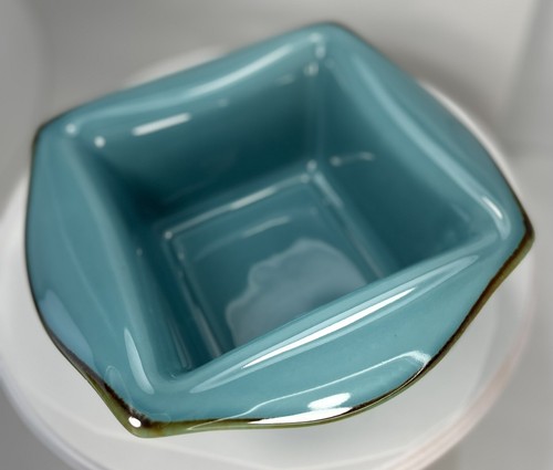 New Southern Living at Home Tuscan Everyday Baker Square Baking Dish Teal - Picture 2 of 8