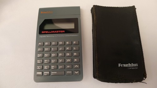 Franklin Computer Pocket Spellmaster QP-104 Vintage 80s Word Checker - GWO - Bild 2 von 8