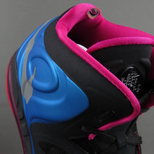 Scarpe Nike - 2012 Air Max Hyperposite Fireberry - Taglia 11 Uomo - Blu Foamposite - Foto 13 di 14