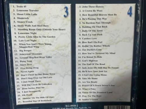 N7-40 THE STANLEY BROTHERS The King Years - BOX SET OF 4 CD’s & 24 PAGE BOOKLET - Picture 10 of 10