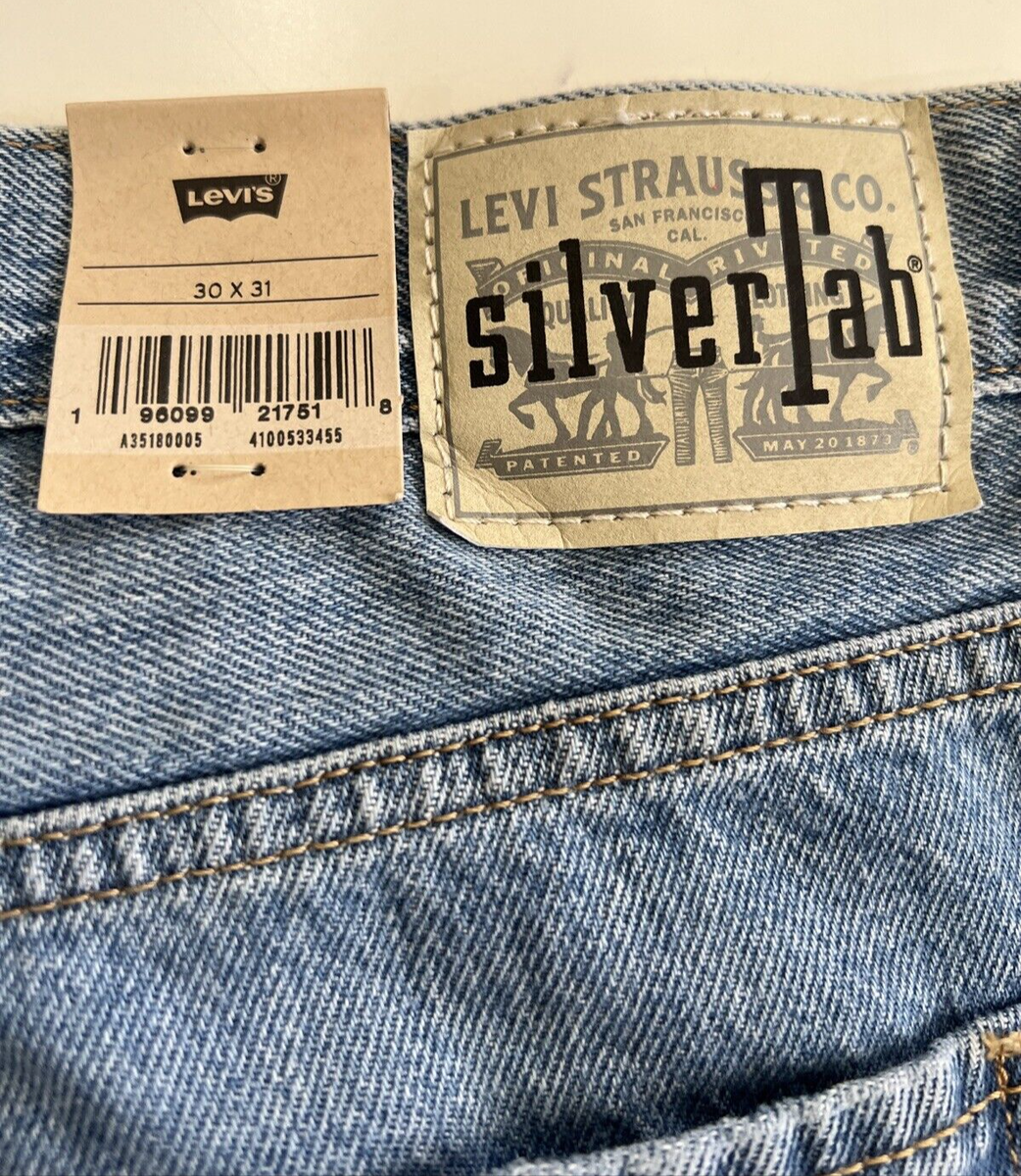 Levi's Silvertab '94 Baggy Mid Rise Loose Straight Leg Jeans 30x31