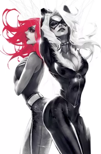 🔥🕷 MARY JANE & BLACK CAT 1 IVAN TAO 616 Comics Virgin Variant