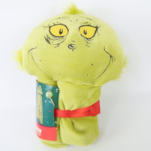 THE GRINCH Hooded Throw Blanket - Culddly As A Cactus Soft! Dr. Suess - Picture 10 of 10