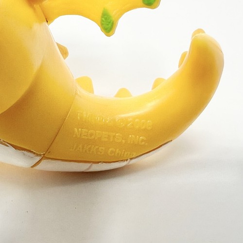 NEOPETS 2” PVC Modellino Giocattolo ISOLA SCORCHIO Drago Giallo JAKKS 2008 - Foto 6 di 6