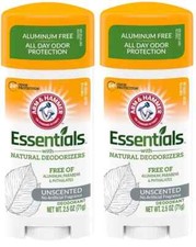 ARM  Hammer Essentials Solid Deodorant Unscented 2.5 oz Pack of 2 