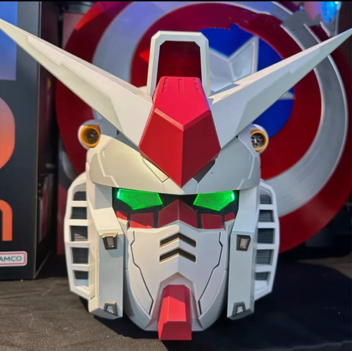 Anime Mobile Suit Gundam RX-78 Cosplay Light up Collection Wearable Helmet Mask - Picture 4 of 11