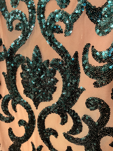Women's Windsor Sequin Nude Dress - Medium - New - Picture 2 of 4
