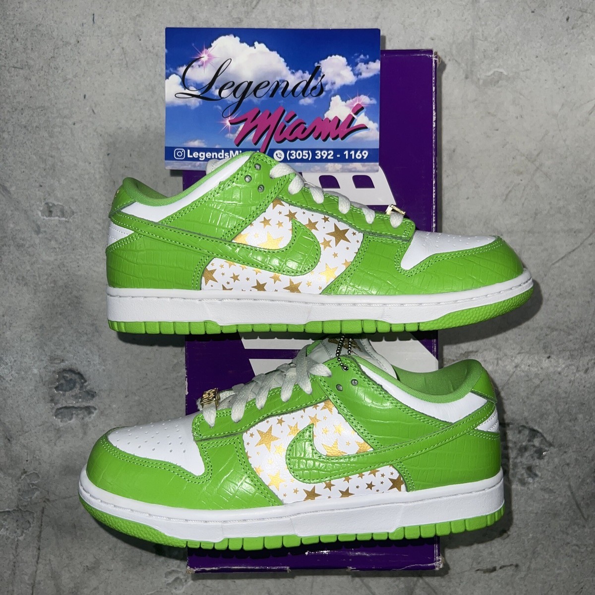 靴 Nike dunk sb supreme mean green 29cm Nike SB Dunk Low OG QS x Supreme Mean Green Men's DH3228-101