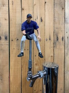 Colorado-Rockies-Beer-Keg-TAP-HANDLE-Baseball-Denver-Todd-Helton-Purple-Jersey