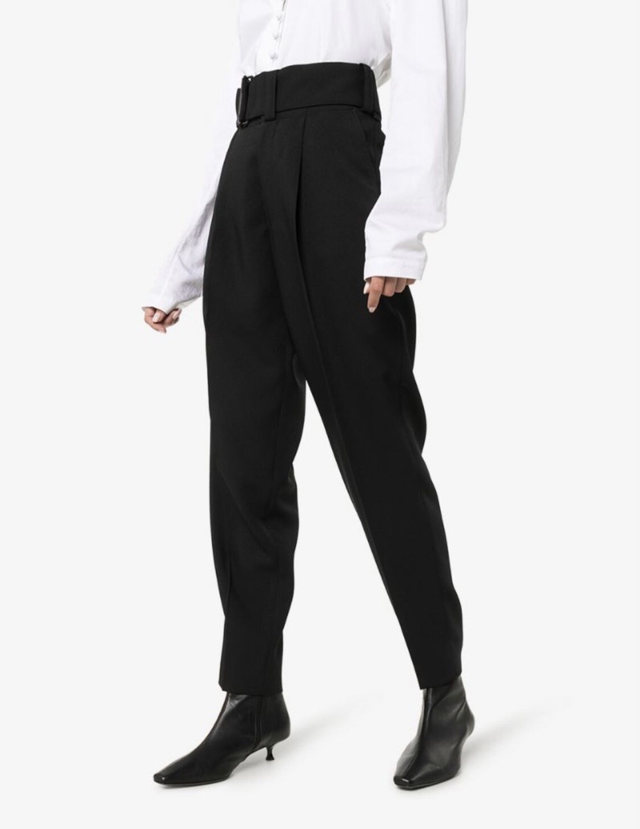 未使用】HYKE WOOL MOTORCYCLE PLEATED SKIRT｜レディース