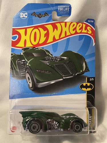 Hot Wheels Batman:Arkham Asylum Batmobile Green #32 32/250 2022 Batman 2/5 - Picture 2 of 4