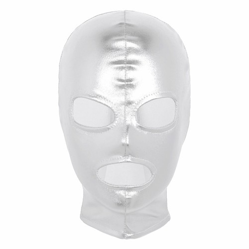 Unisex Blindfold Face Cover Cosplay Costume Zentai Hood Open Eye Mouth Headgear - Picture 26 of 170