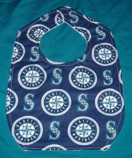 .New Handmade BABY CHILD BIB  SEATTLE MARINERS BASEBALL /SHIPPING DISCOUNTS