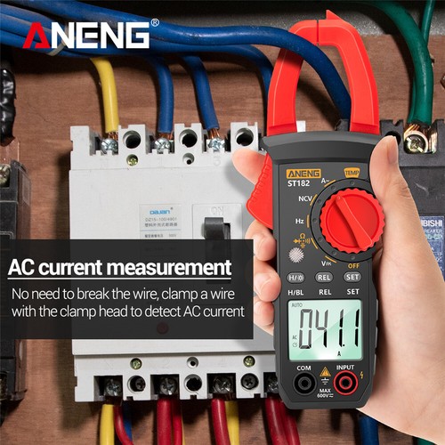 ANENG Digital Multimeter Clamp Meter AC DC Amp Ohm Volt Diode Tester N1W6 - Picture 6 of 11