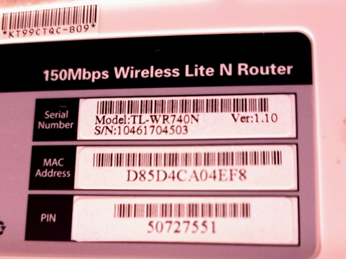 Router TP-Link TL-WR740N 150 Mb/s 10/100 Wireless N senza cavo di alimentazione funziona - Foto 4 di 10