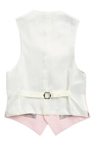 Ralph Lauren Polo Kids Pink Linen Vest Boy's Size 10 NEW NWT - Picture 2 of 2