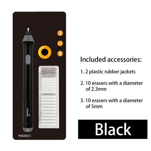 Electric Pencil Eraser Kit Highlights Sketch Drawing With 20pcs Rubber Refills - Picture 14 of 18