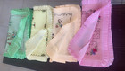 Vintage Handmade Embroidered Cushion Covers | Floral Satin | 4 Colors NOS