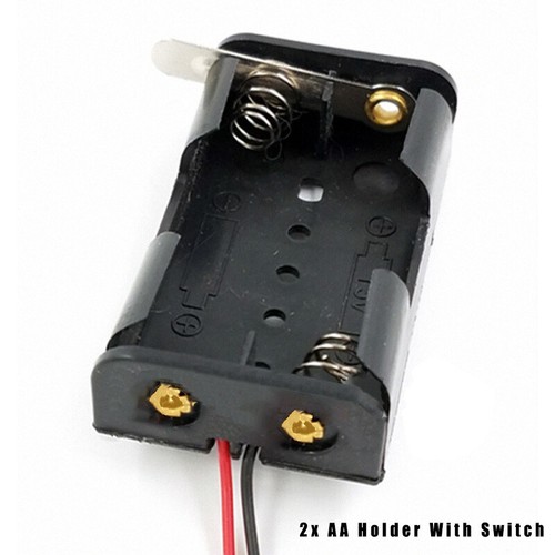 Support de batterie pour 1 2 3 4 5 6 8 10 cellules AA support de batterie compartiment à piles - Photo 8 sur 53