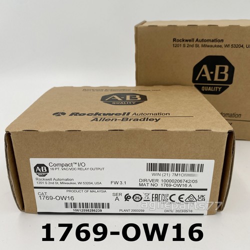 AB 1769-OW16 SER A Allen Bradley 1769OW16 CompactLogix Relay Output Module New - Picture 2 of 8