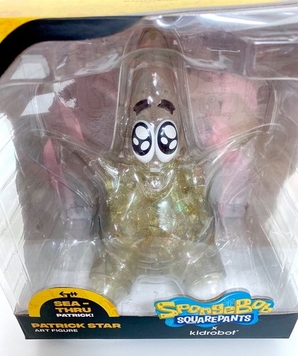 KidRobot SpongeBob SquarePants Sea-Thru Patrick Star Iridescent Edition 8” - Picture 9 of 10