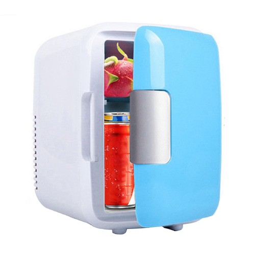 •́4L Personal Fridge Cooler Blue DC 12V Car Compact Small Refrigerator For - Afbeelding 19 van 22