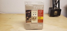 Lutron skylark S2-LFSQH-AL Fan Control and Dimmer 3 Speed OFF WHITE BEIGE NEW